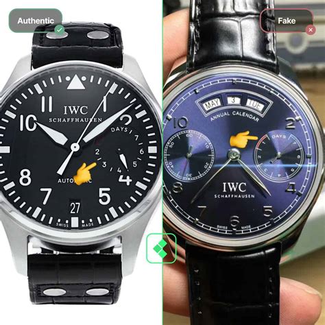 iwc falsi|iwc watch authenticity check.